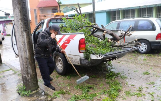 Atiende PC afectaciones por Frente Frío número 26