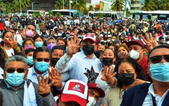 Fuerte apoyo de los integrantes de “Maestros con Morena