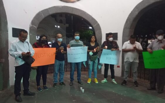 Basta de matar a periodistas, exigen en Acayucan