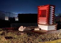 La estatua de AMLO en Atlacomulco fue derribada en primeras horas del 2022