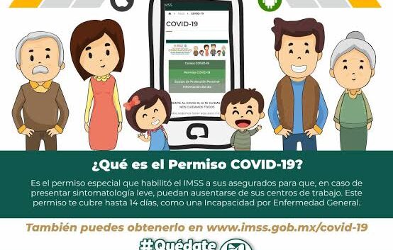 IMSS anuncia relanzamiento del Permiso COVID-19 para beneficiar a derechohabientes y cortar cadenas de contagio