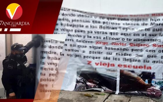 Colocan narcolona en Coatzacoalcos