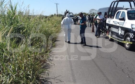 Aparece embolsado en la carretera Coatzacoalcos – Minatitlán