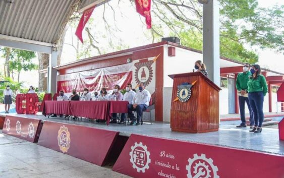 Inauguran semestre febrero-julio 2022 en CBTis 48