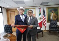 Pone Sergio Gutiérrez Luna a Veracruz en agenda binacional