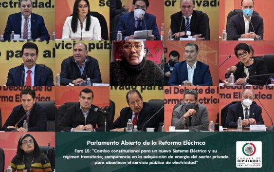 El cambio constitucional para un nuevo sistema eléctrico, tema del Foro 15 del Parlamento Abierto