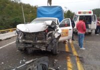 Brutal accidente en la carretera Gutiérrez Zamora a Papantla