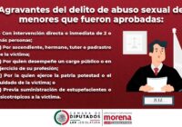 Habría mayor castigo al abuso de menores de 15 años: Hernández Espejo