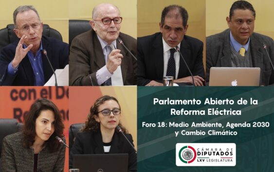 Medio Ambiente, Agenda 2030 y Cambio Climático, temas del Foro 18 del Parlamento Abierto