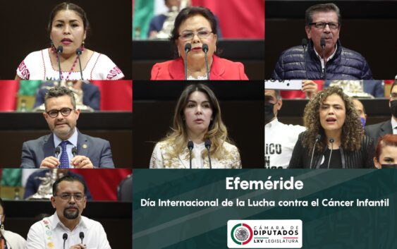 Diputadas y diputados conmemoran Día Internacional de la Lucha contra el Cáncer Infantil