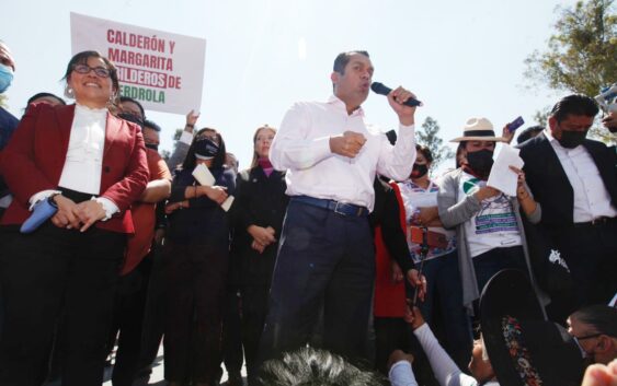 Somos obradoristas, el INE no nos callará; estamos en la lucha con el Presidente Obrador: Sergio Gutiérrez Luna