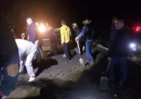 Quedaron sepultados tras derrumbe dos niños en Altotonga