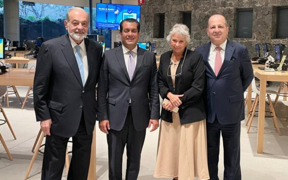 Carlos Slim y Sergio Gutiérrez Luna, por la Educación e Interconectividad para los jóvenes de México