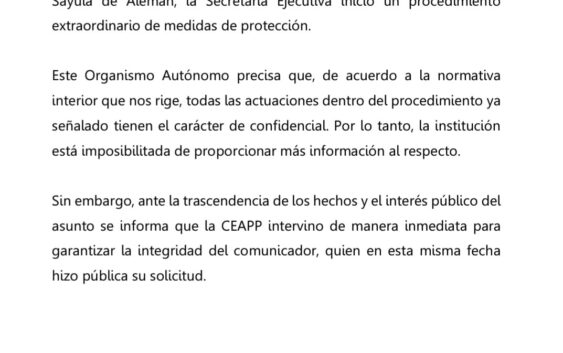 Interviene CEAPP por caso en Sayula de Alemán