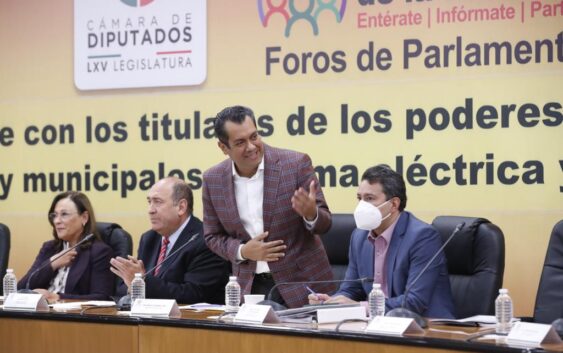 Histórica participación democrática en el Parlamento Abierto sobre la Reforma Eléctrica: Sergio Gutiérrez Luna