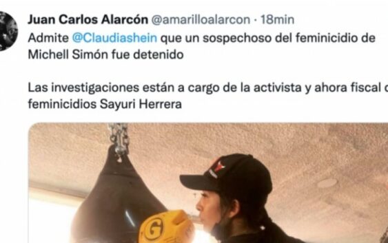 Detienen a presunto asesino de Michell Simon