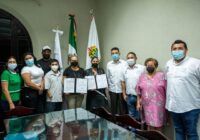 Firman convenio de colaboración entre el municipio de Acayucan y CEDH
