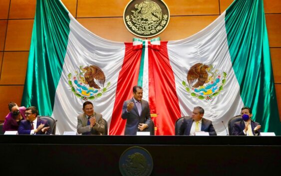 La Cámara de Diputados y las Fuerzas Armadas trabajan de manera conjunta para mantener la integridad del Estado: Gutiérrez Luna