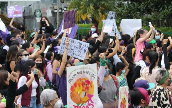 Saldo blanco en el Día Internacional de la Mujer en Xalapa