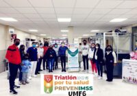 Realizó IMSS Veracruz Sur activación física durante Triatlón PrevenIMSS