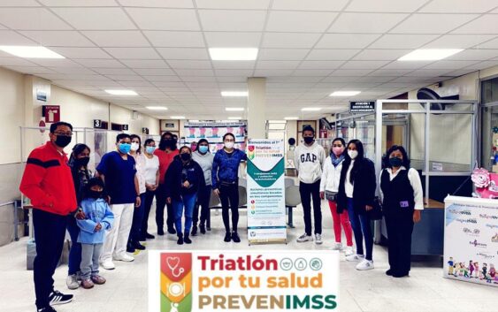 Realizó IMSS Veracruz Sur activación física durante Triatlón PrevenIMSS