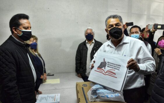 Avanza democratización de la Sección 32 del SNTE con la entrega de documentación para la intención de registro de planilla