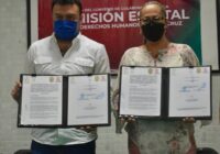 Firman convenio de colaboración entre CEDH y ayuntamiento de Cosoleacaque