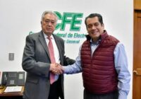 Se reúne Sergio Gutiérrez Luna con Bartlett, director general de la CFE