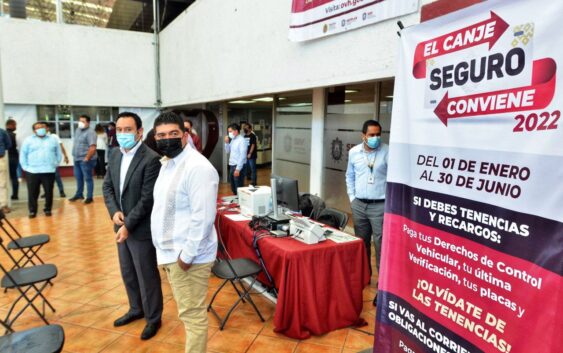 Módulo de “El Canje Seguro Conviene 2022”, oportunidad para que trabajadores y visitantes de la SEV estén al corriente: Zenyazen Escobar