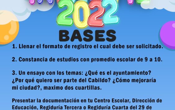 Convocan a estudiantes de primaria a conformar Cabildo del Ayuntamiento de Coatzacoalcos