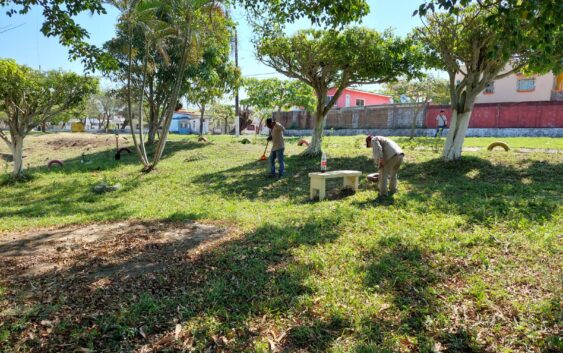 Atienden espacio público en la San Miguel