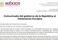 Presidencia de México revira a Parlamento Europeo: “No olviden que ya no somos colonia de nadie”