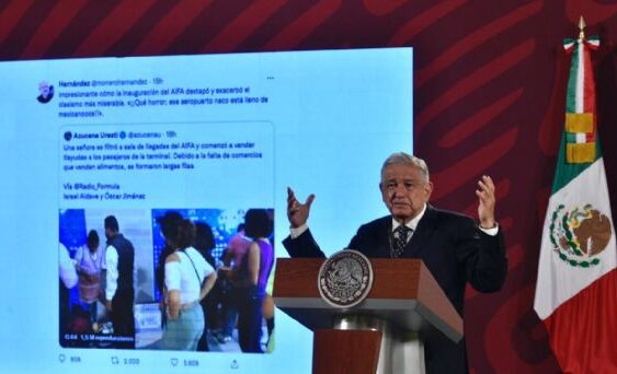 “Clasistas y racistas” las críticas por la mujer que vendió Tlayudas en inauguración del AIFA: AMLO