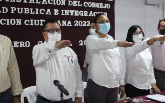 En Agua Dulce le dan vida al Consejo Municipal de Seguridad y al Comité de Participación Ciudadana. Noé Castillo Olvera al frente del Consejo