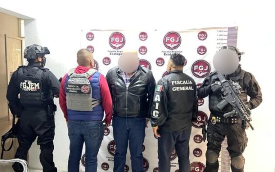 FGJEM detiene a presunto líder de grupo criminal dedicado a distribución de droga, extorsión y robo de hidrocarburo