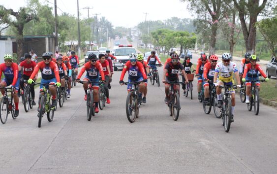 Celebran Primera Rodada Ciclista del Nanche