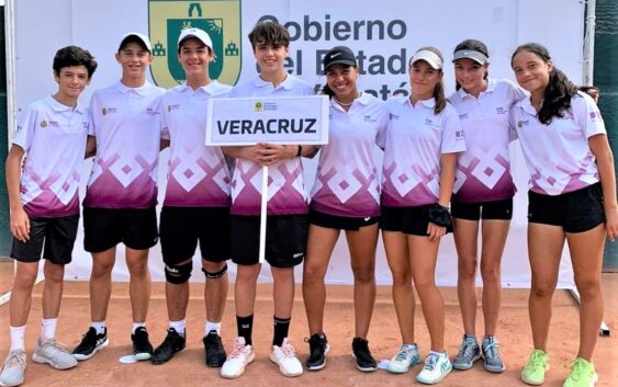 Veracruz con equipo completo en tenis a Nacionales CONADE 2022