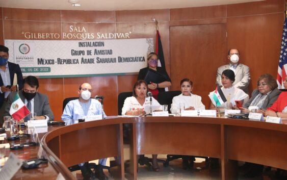 Instalan en la Cámara de Diputados el Grupo de Amistad México-República Árabe Saharaui