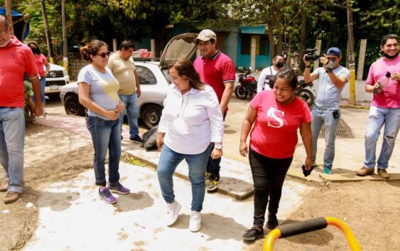 Trabaja alcaldesa en coordinación con empleados del SEMM para recuperar Manantial conocido como ‘El Chorrito’