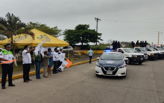 Da inicio operativo de Semana Santa 2022 en Nanchital