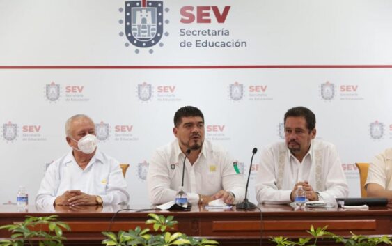 Se reúnen Secretaría de Educación de Veracruz y Sección 32 del SNTE
