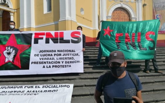 El FNSL exige la liberación de Higinio Bustos Navarro, preso en Tantoyuca, Ver.