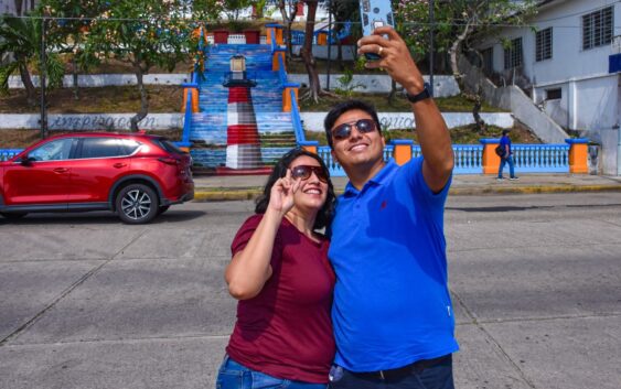 Escalinatas del Malecón, nuevo atractivo de Coatzacoalcos