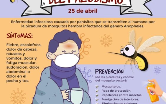 Pide IMSS Veracruz Sur estar alertas ante síntomas de Paludismo