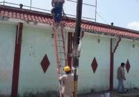 Rehabilitan alumbrado en el Campo R. Gómez