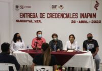 Entregan credenciales INAPAM en Nanchital