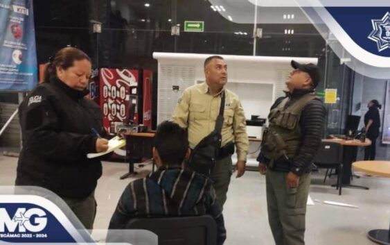 GUARDIA CIVIL DE TECÁMAC DETUVO A UN INDIVIDUO QUE INGRESÓ A UNA AGENCIA DE AUTOMÓVILES