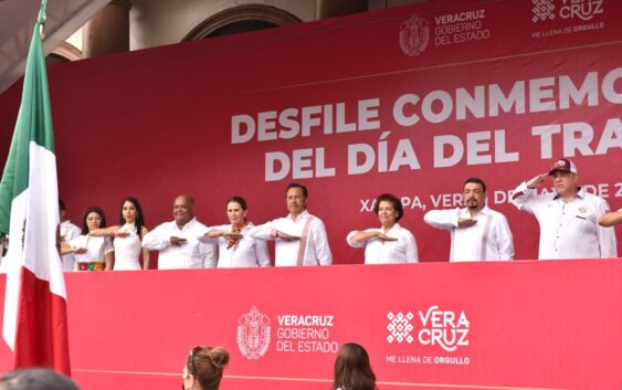 Trabajadores, fuerza fundamental para la transformación de Veracruz: Cecilia Guevara