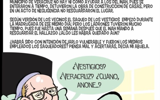 INAH Veracruz bajo sospechosismo