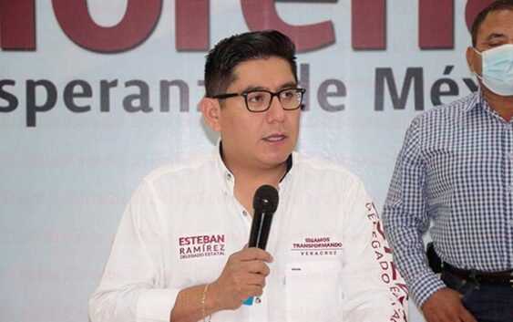 Esteban Ramírez Zepeta se apunta para ser dirigente estatal de Morena en Veracruz.